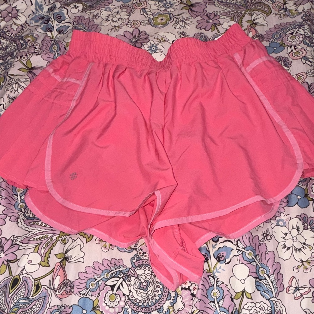 Simply Southern Hot Pink Athletic Running Shorts